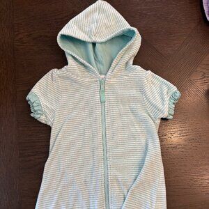 Ruffle Butts Zippered Cover Up, Size 3T